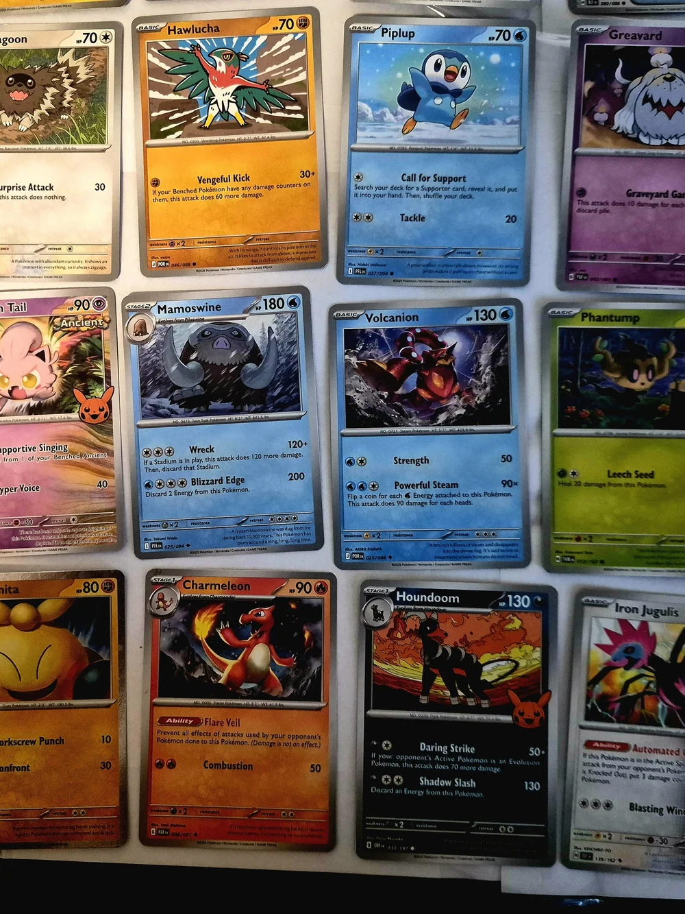 50+ Pokemon Card Lot - Pikachu, Halloween Trick or Trade Promos & Deck Trainers